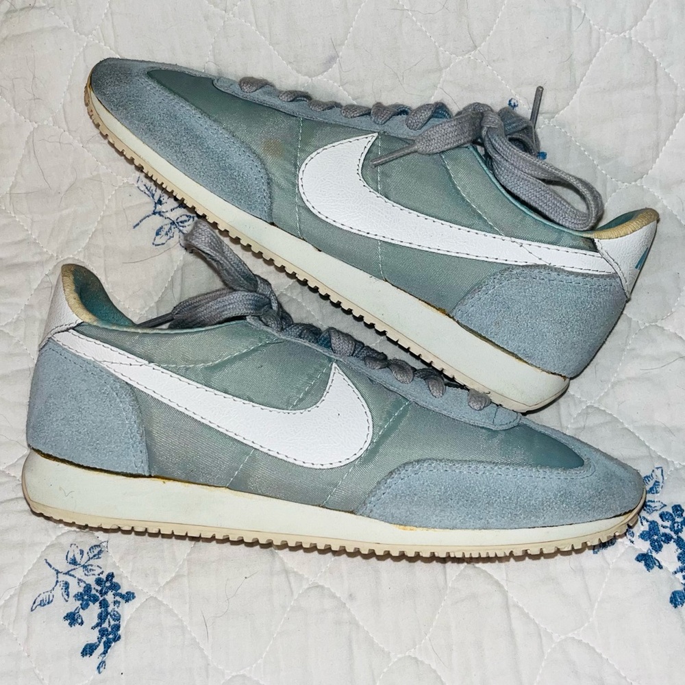 Vintage 1984 Nike Lady Oceana Sneakers Baby Blue Sz 8